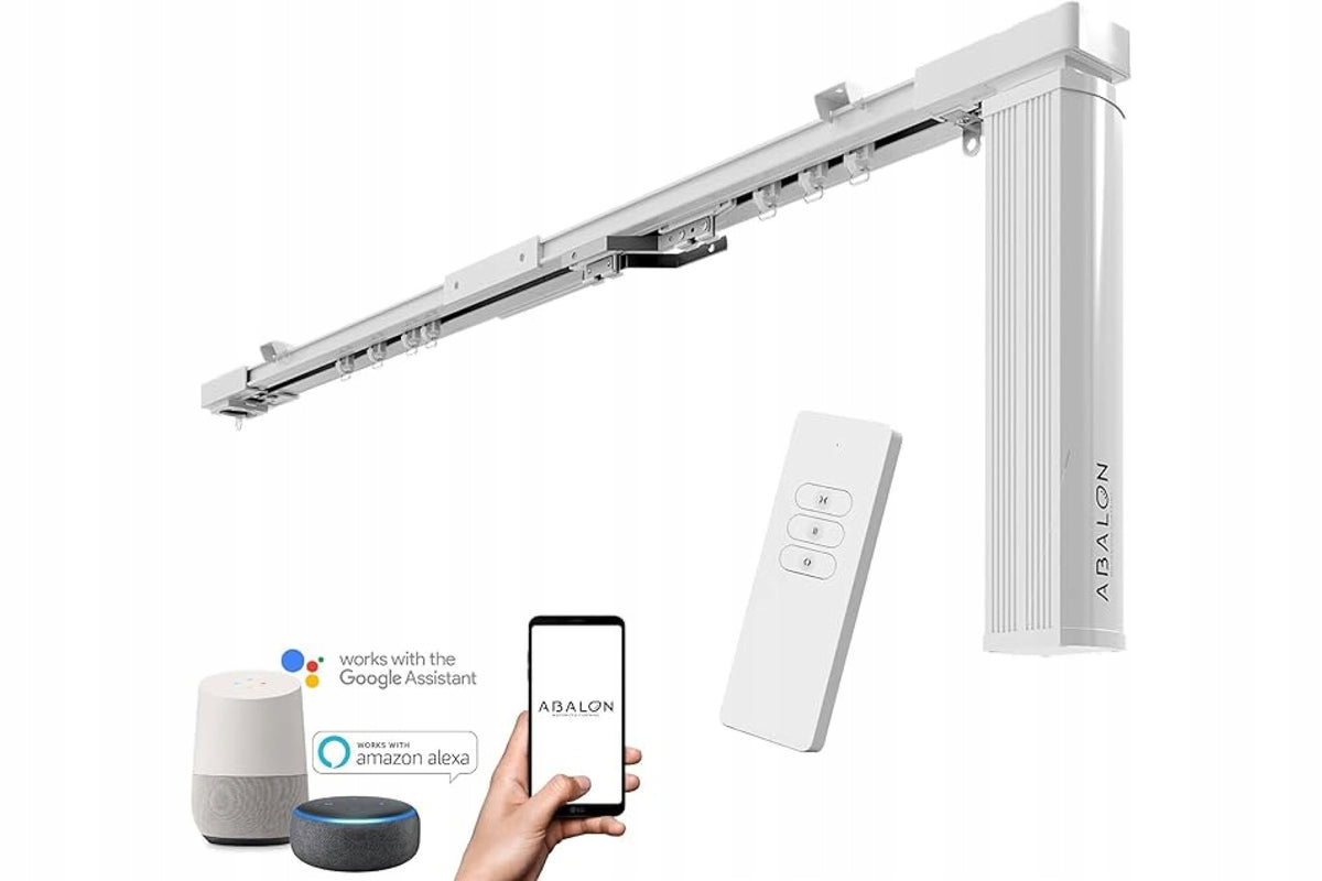 ABALON WiFi Electric Rail for Curtains, App Control, 3m