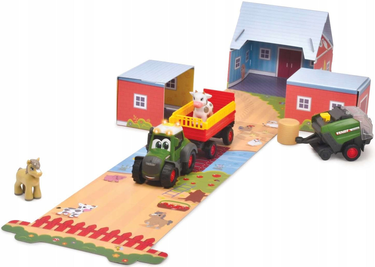 ABC. Farmer's set. Tractor with trailer and accessories Dickie Toys