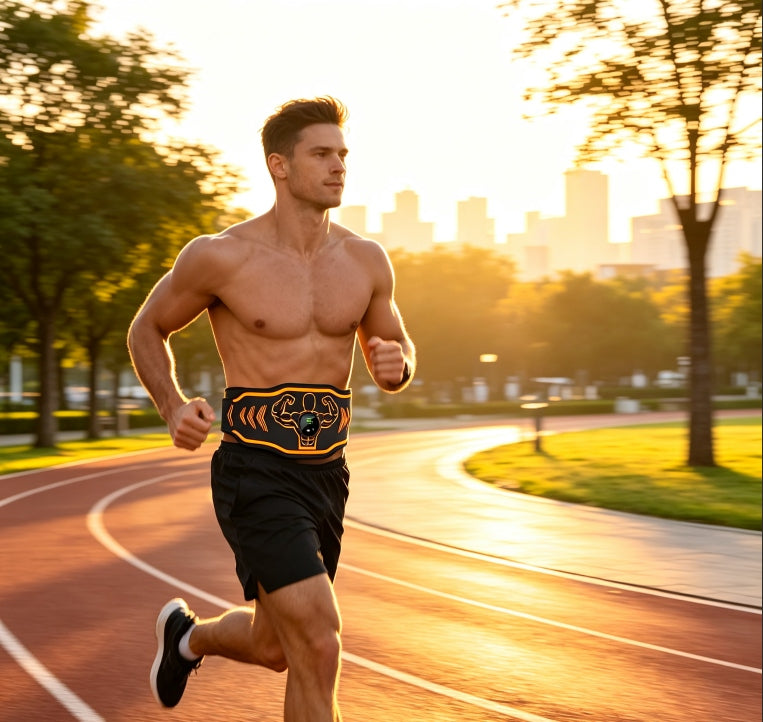ABDOMINAL MUSCLE ELECTROSTIMULATOR EMS 15MODES SLIMMING BELT WITH EXTENSION Manufacturer code 7W044