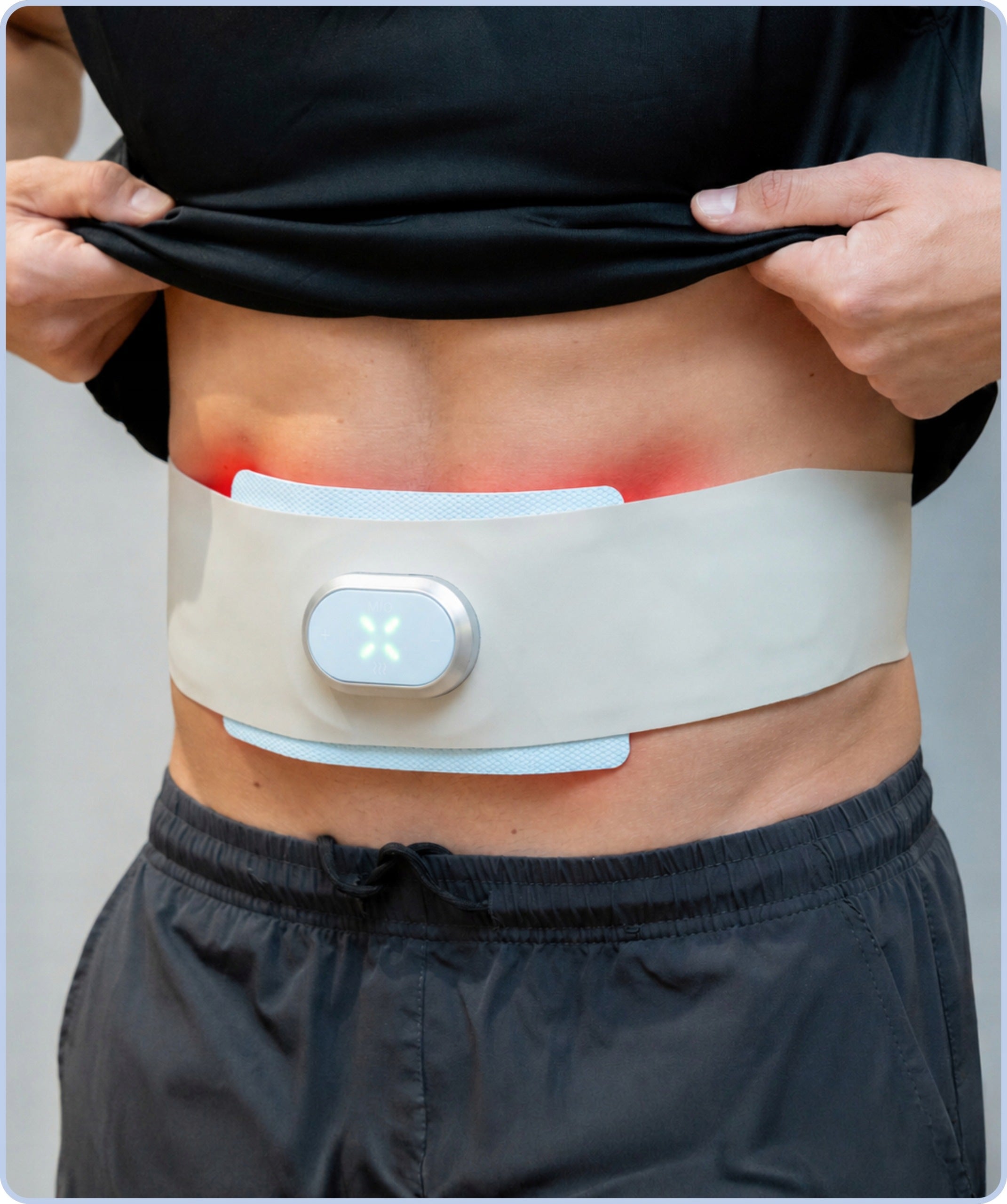 ABDOMINAL MUSCLE ELECTROSTIMULATOR EMS VONMIE S21 SLIMMING BELT HEATING Manufacturer code VONMIE S21