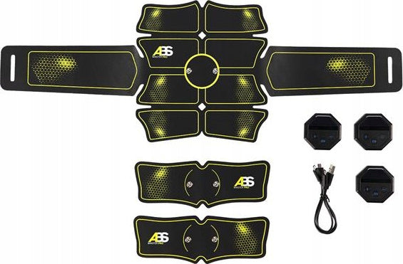 ABDOMINAL MUSCLE ELECTROSTIMULATOR HMS ABS MASTER PRO SUPER Brand HMS