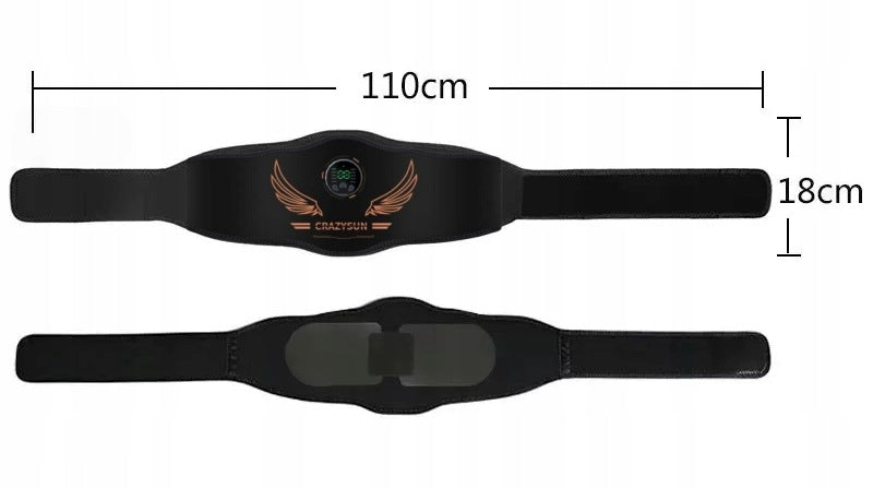 ABDOMINAL MUSCLE ELECTROSTIMULATOR LynkCust EMS 10MODES SLIMMING BELT Packaging status original