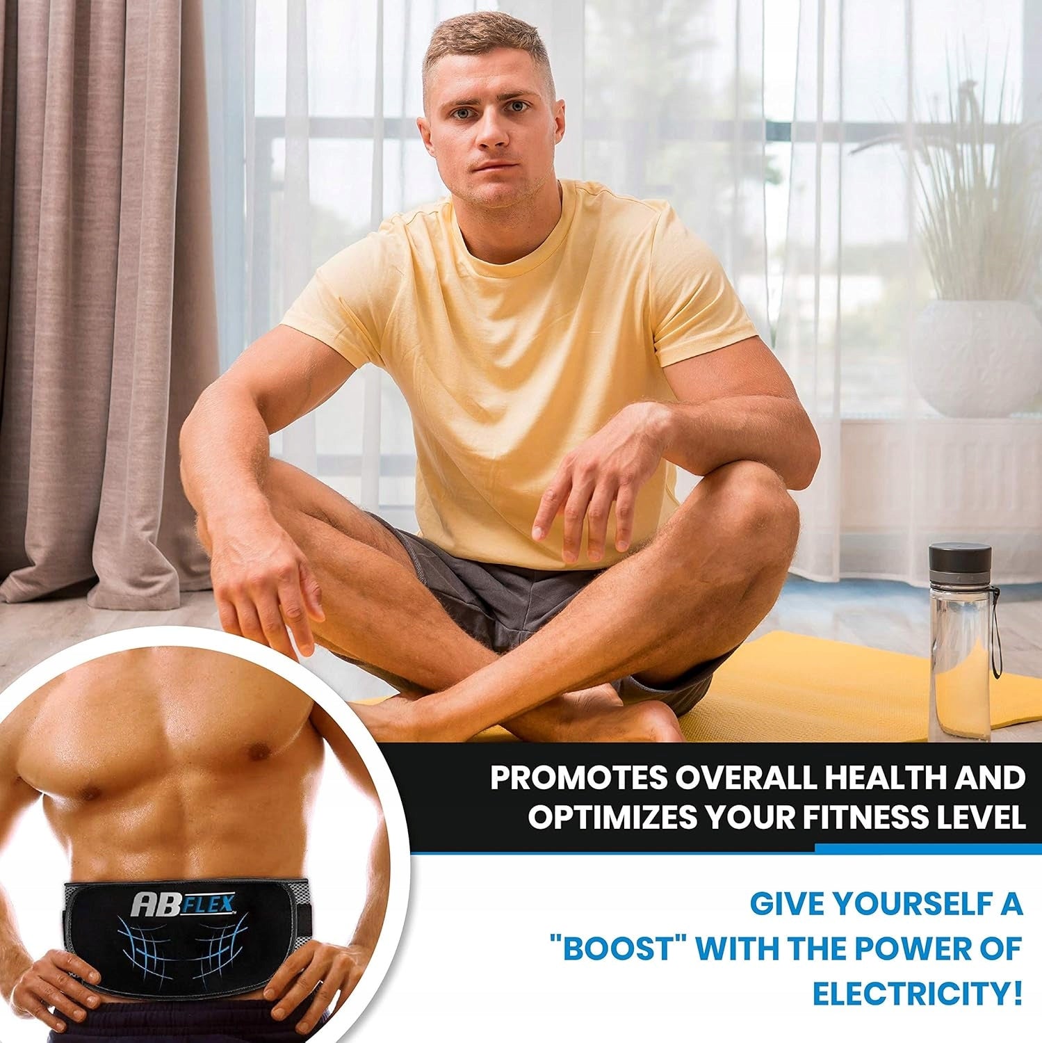 ABFLEX AB ABDOMINAL MUSCLE ELECTROSTIMULATOR SLIMMING BELT Manufacturer code X00141