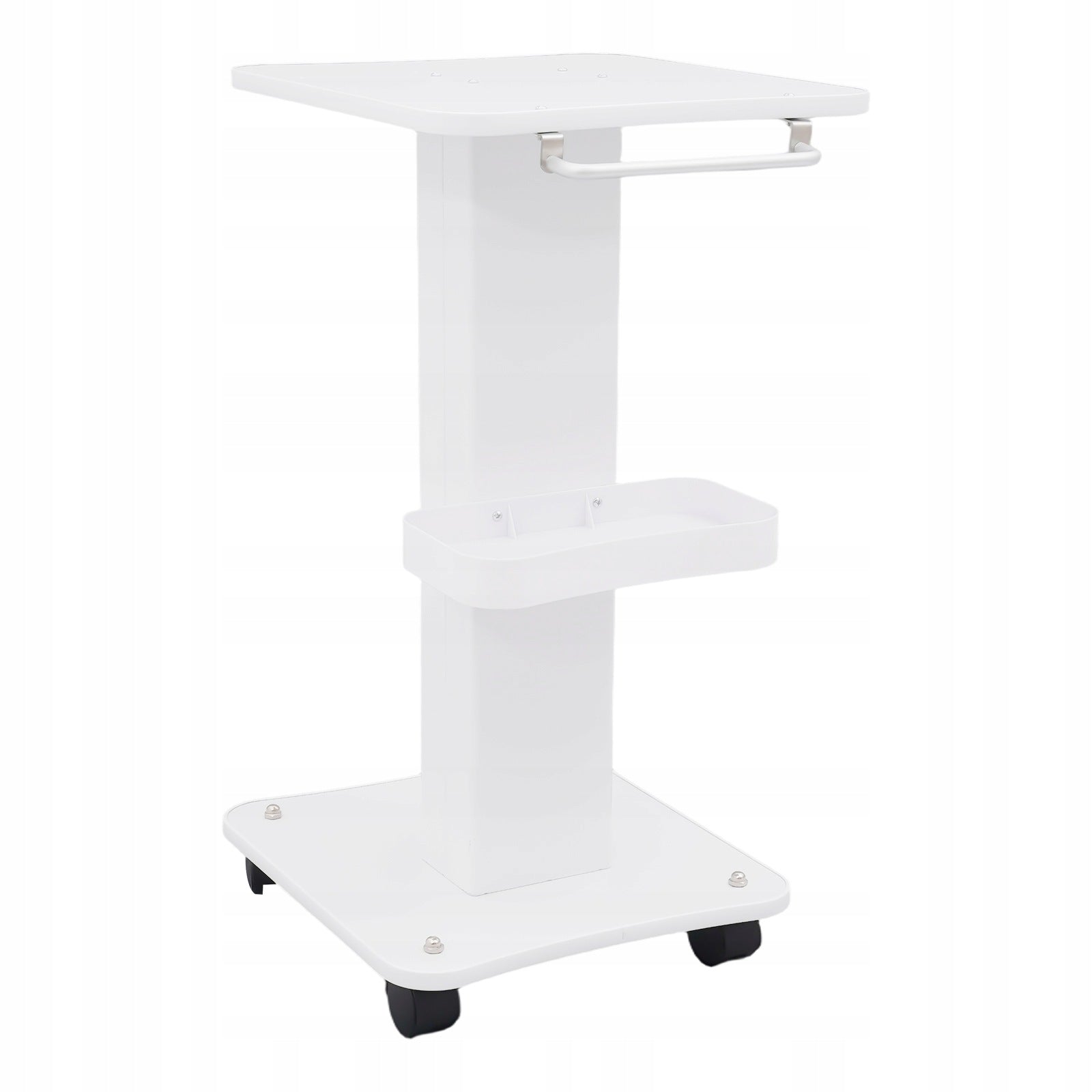 ABS WOOD BEAUTY UTILITY CART 88LBS LOAD SILENT 360° CASTERS STORAGE