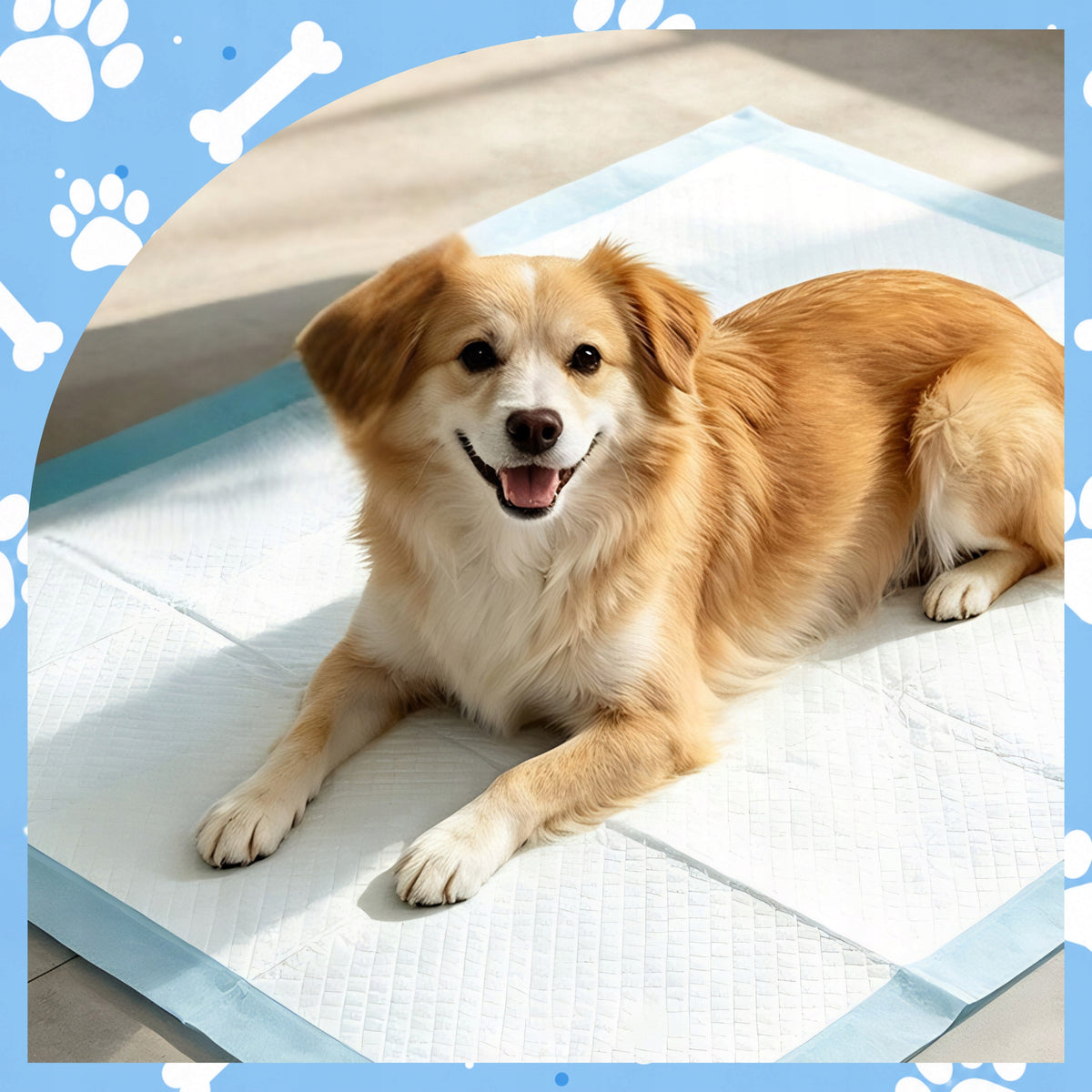 ABSORBENT PADS HYGIENIC DOG MATS LEARNING TO PEE 60x60 100 PCS STRONG Packaging status original