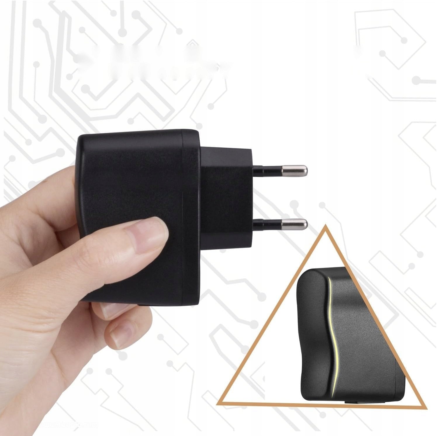 AC CHARGER 5V 500MA USB POWER ADAPTER UNIVERSAL FAST BLACK Brand no brand