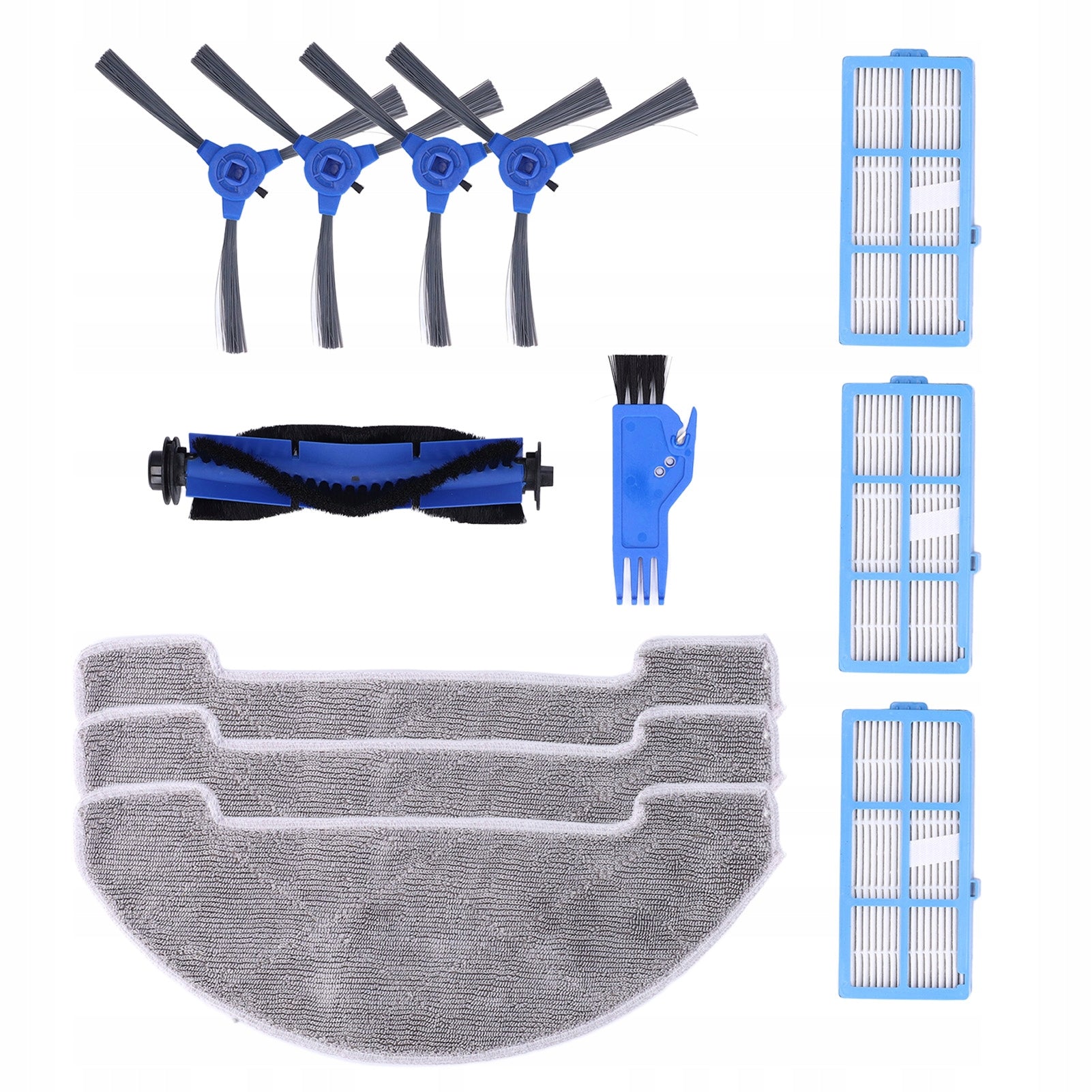 ACCESSORIES BRUSH FILTERS CLOTHS FOR PROSCENIC 850T SET