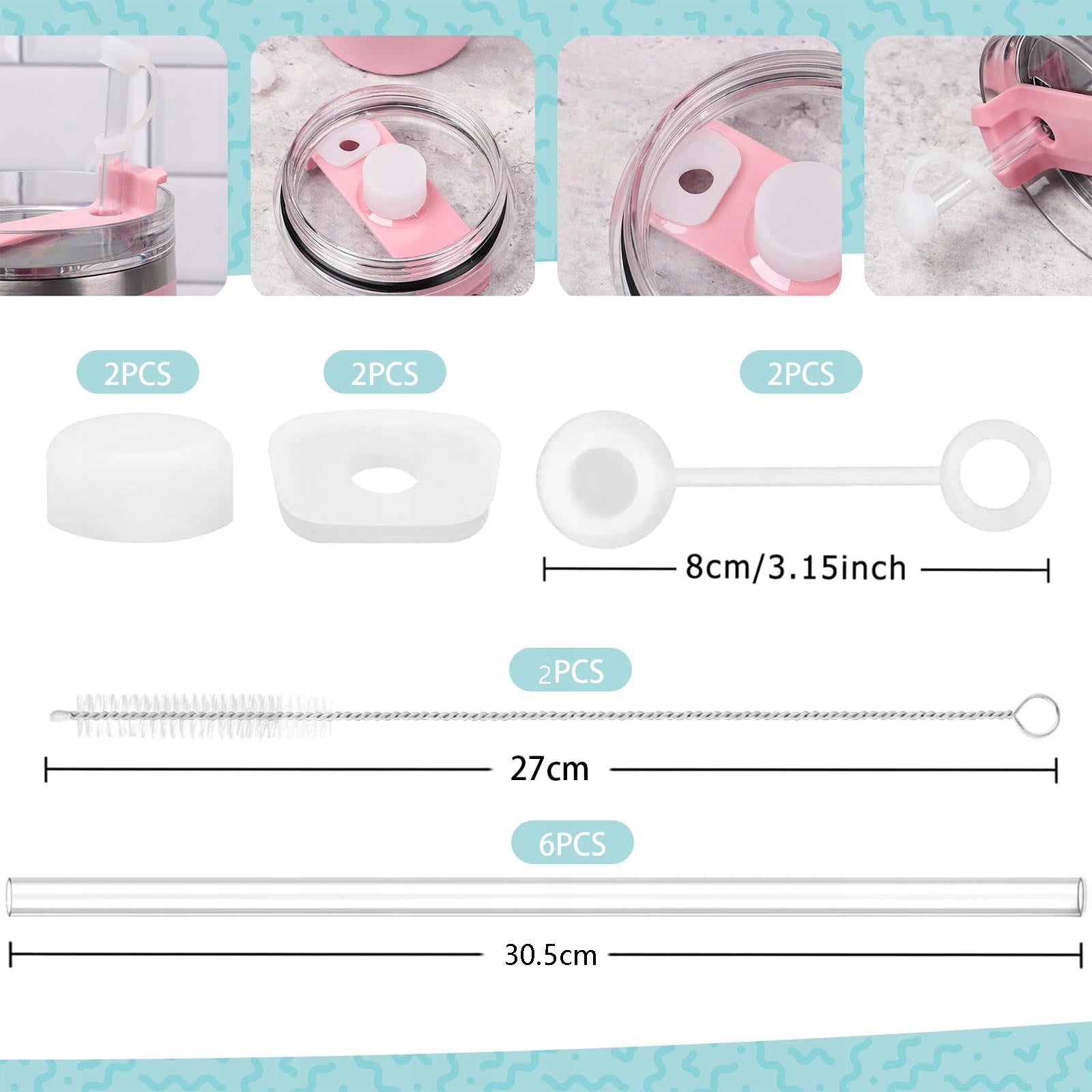 ACCESSORIES FOR CUP STANLEY STRAW CLEANERS GASKET ELEMENTS EAN (GTIN) 0737041190765