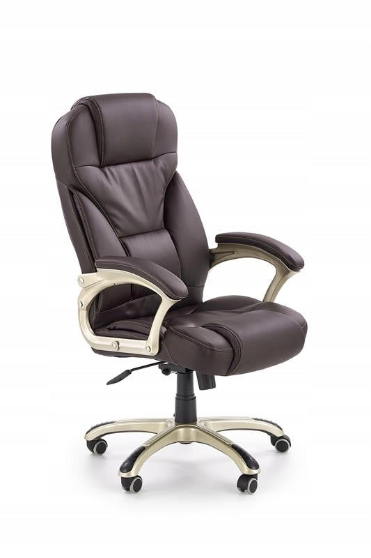 ACCORD Cabinet Chair Dark Brown Eco Leather - Elegance in the Office