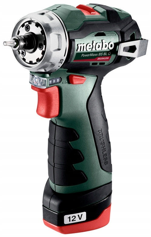 ACCUMULATOR DRILL 12V POWERMAXX 2*2.0AH SUITCASE 601749500 METABO Drill weight 0.9 kg