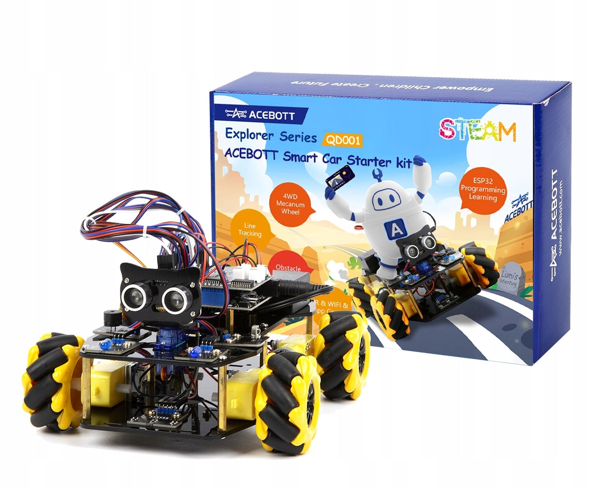 ACEBOTT Auto Smart starter kit 4WD QD001 Packaging status original