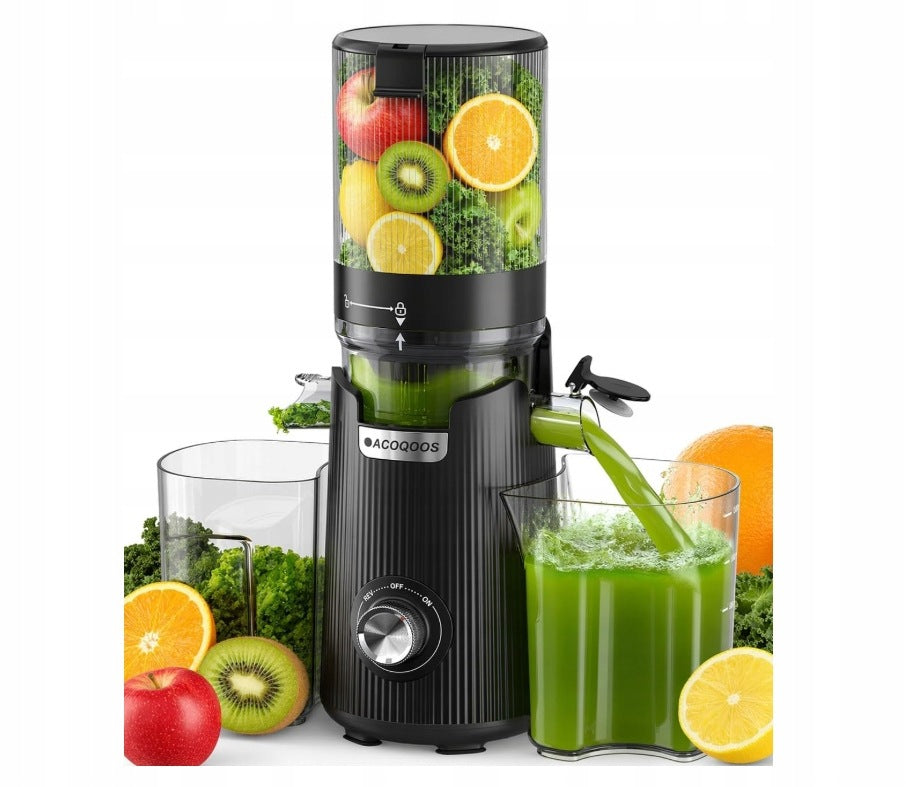 ACOQOOS 300 W Slow Juicer with Large Hole 1,8L