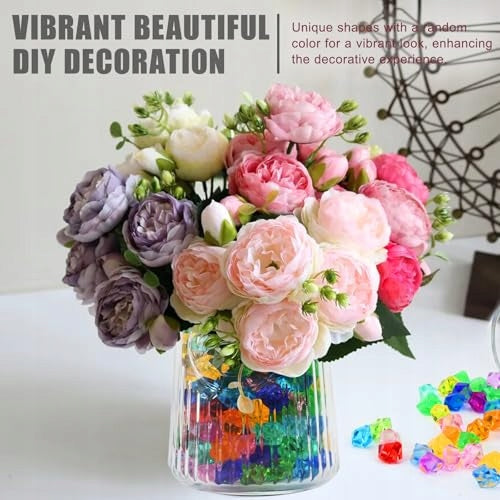 ACRYLIC GEMS DIAMOND COLORED FOR CHILDREN TO PLAY 200 PCS. Kid's age 0＋
