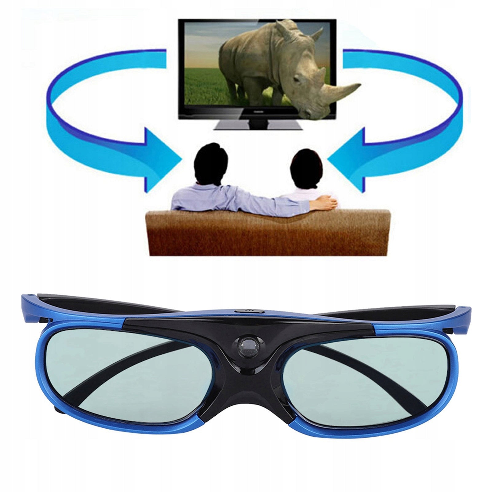 ACTIVE SHUTTER GLASSES 3D DLP LINK PROJECTOR Model 4564