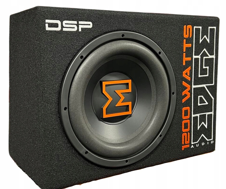 ACTIVE SUBWOOFER BASS BOX 1200W EDGE EDBX12ADSP-E3 DSP CABLE SET Packaging status original