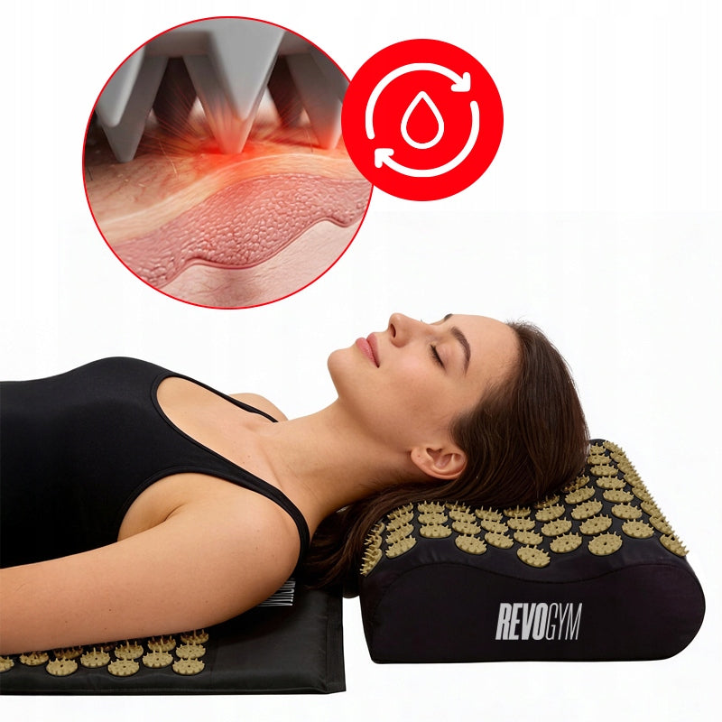 ACUPRESSURE BODY MASSAGE MAT WITH PROJECTIONS HEALTH SET WITH PILLOW Manufacturer code SHARK-LS-BL-GL-68