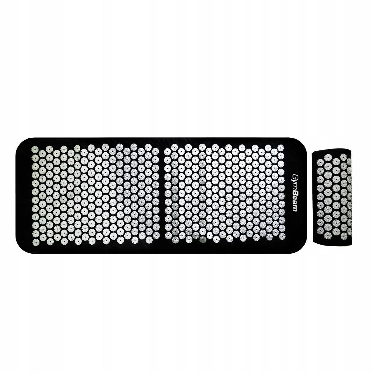 ACUPRESSURE MAT HEALTH RELAXATION WITH SPIKES PILLOW SET GymBeam Color black