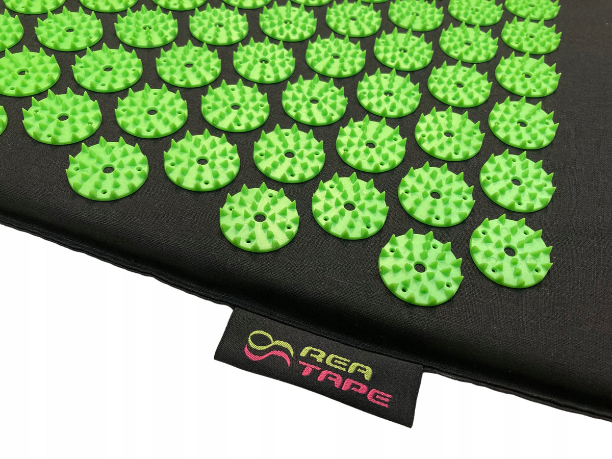 ACUPRESSURE MAT + PILLOW FOR BACK PAIN RT Brand Rea Tape