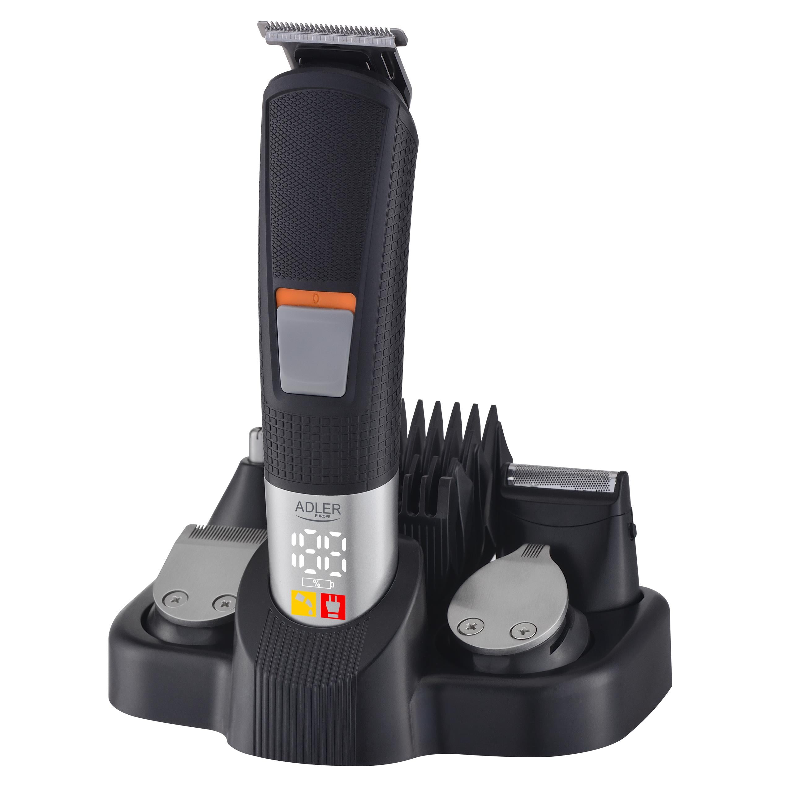 AD 2943 Trimmer - 5-in-1 Kit with LED Display and Stand Packaging status original