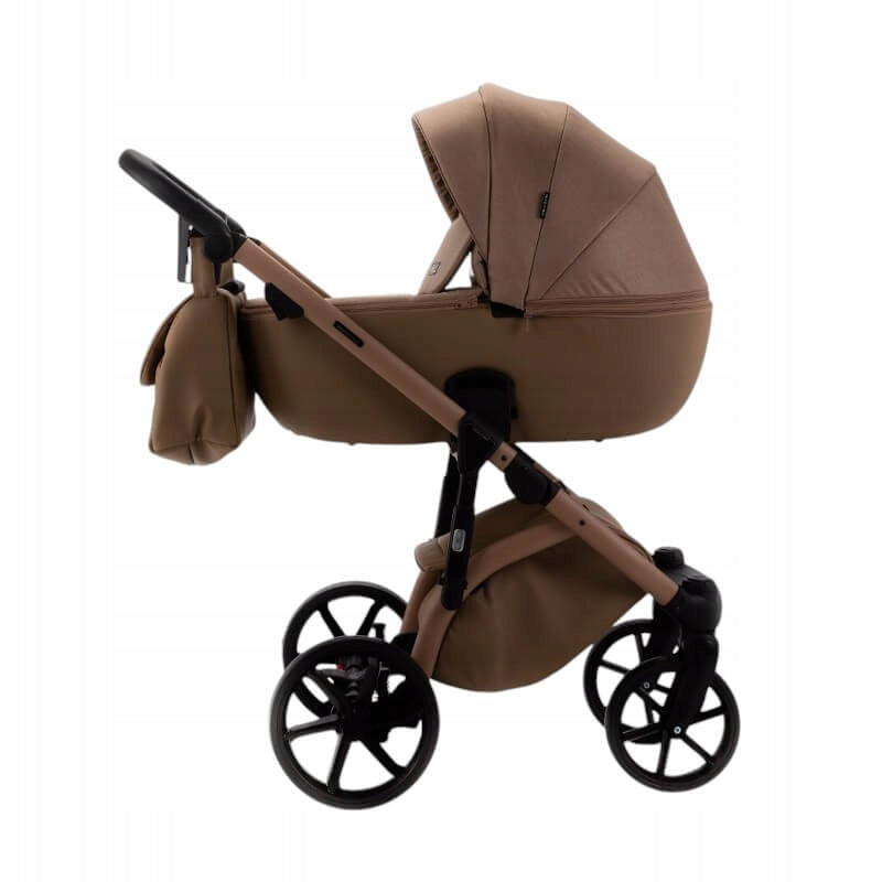 ADAMEX NOLA NATURA stroller 4in1 + SEAT BUZ PRO + BASE ISOFIX / 5 CAMEL Manufacturer code ANN 4W1 B 5C