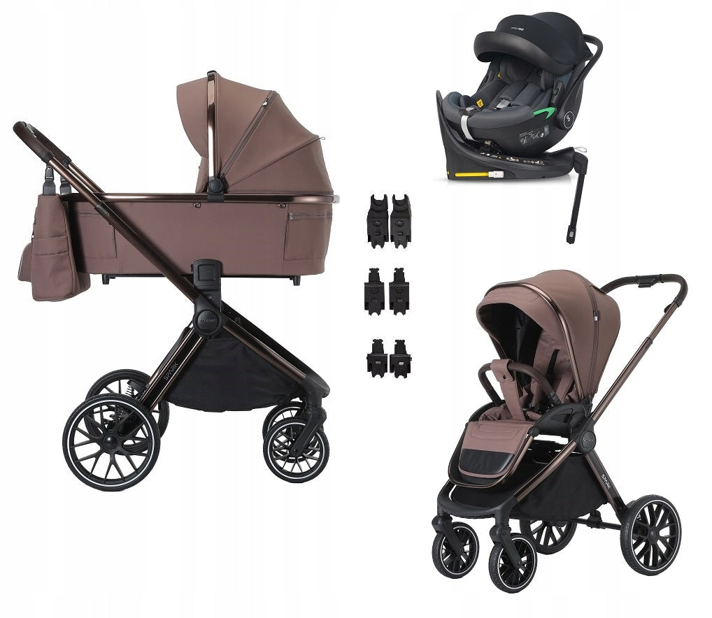 ADAMEX SPARK CHOCOLATE TRUFFLE trolley 4in1 BUZ PRO + ROTARY BASE I-SOFIX