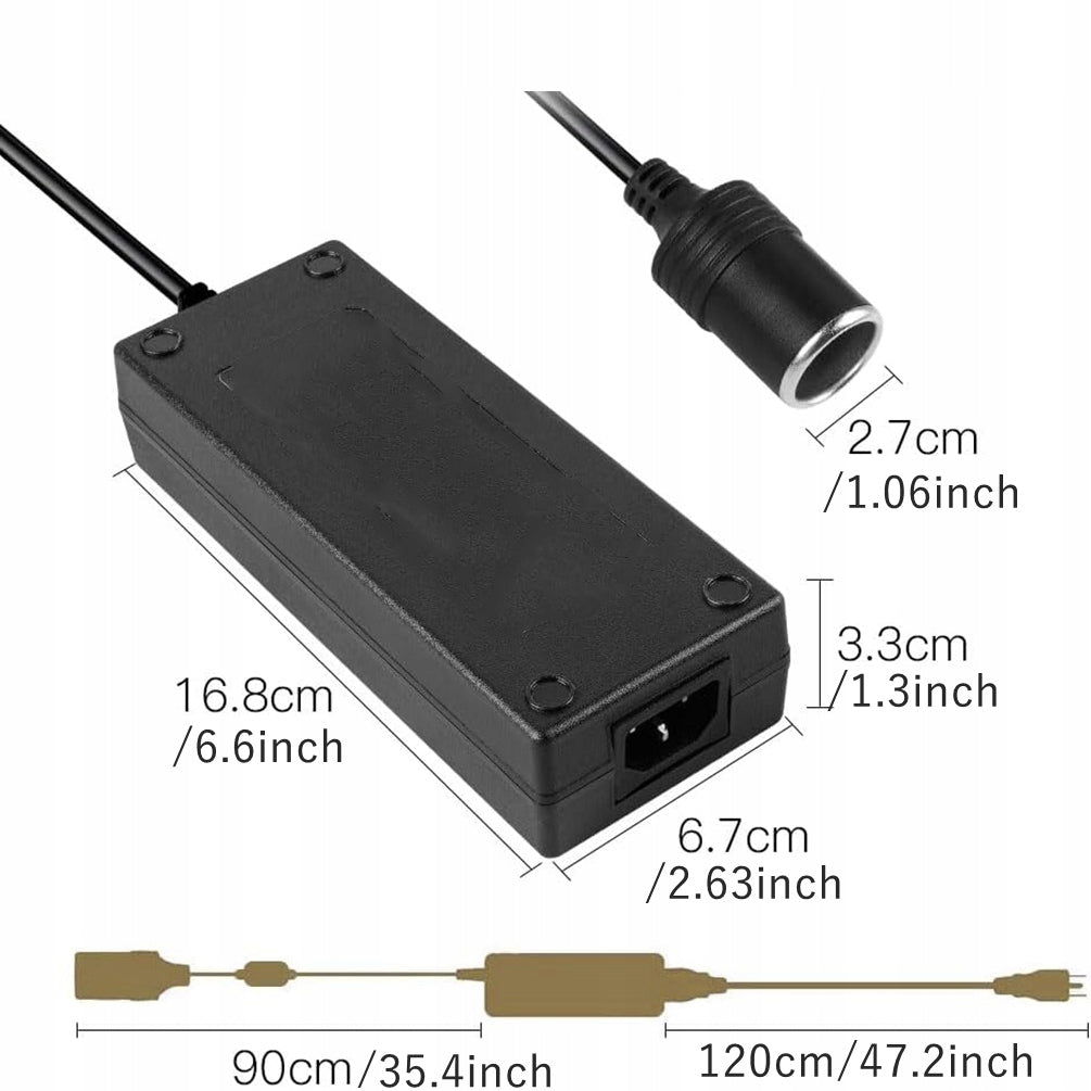 ADAPTER 240V TO 12V ADAPTER POWER SUPPLY 15A FOR CAR AND HOME CHARGER Packaging status original
