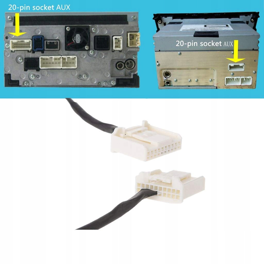 ADAPTER BLUETOOTH MODULE 5.3 FOR TOYOTA COROLLA CAMRY RAV4 YARIS AUX CABLE Packaging status original