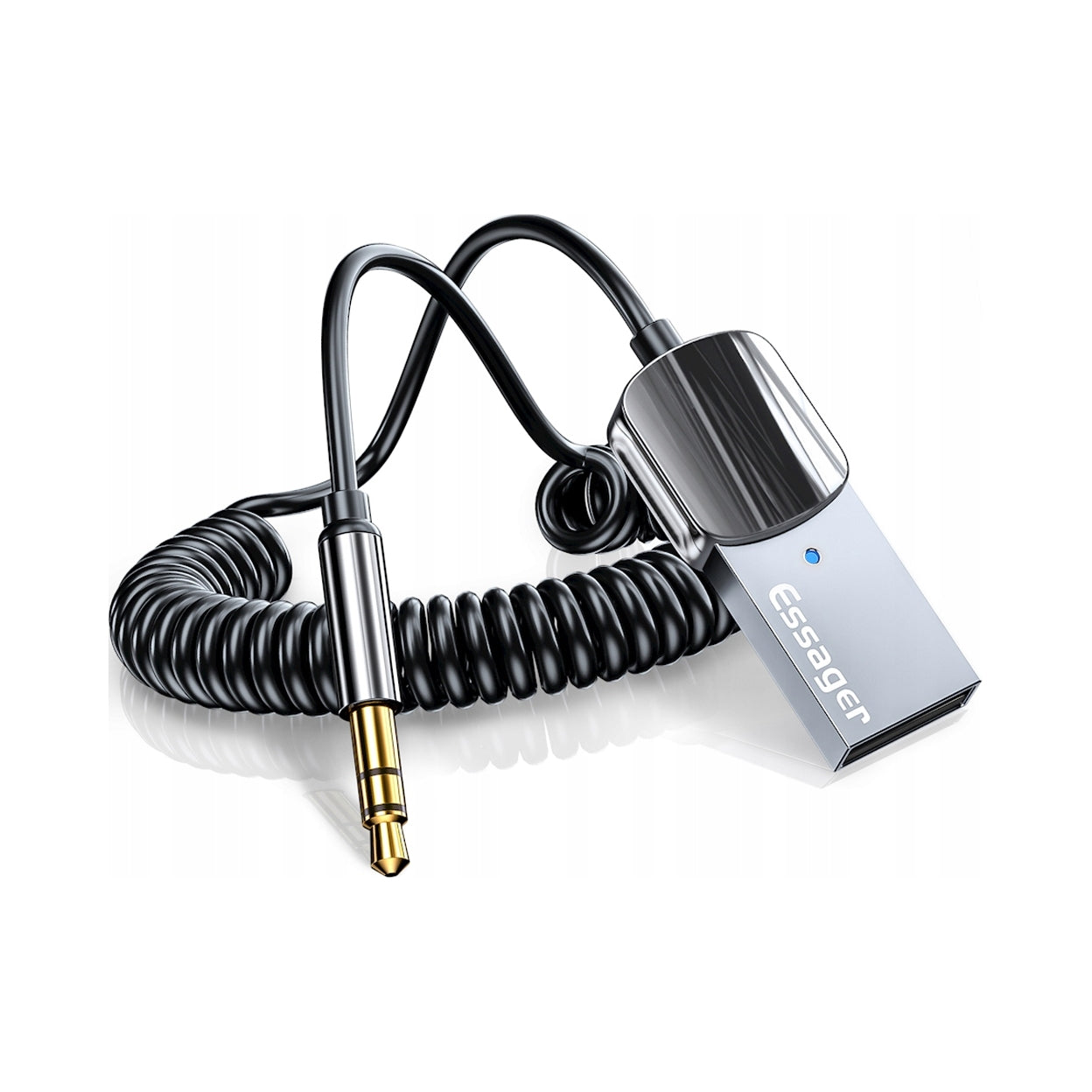 ADAPTER BLUETOOTH RECEIVER AUX USB JACK 3,5 FOR CAR MICROPHONE