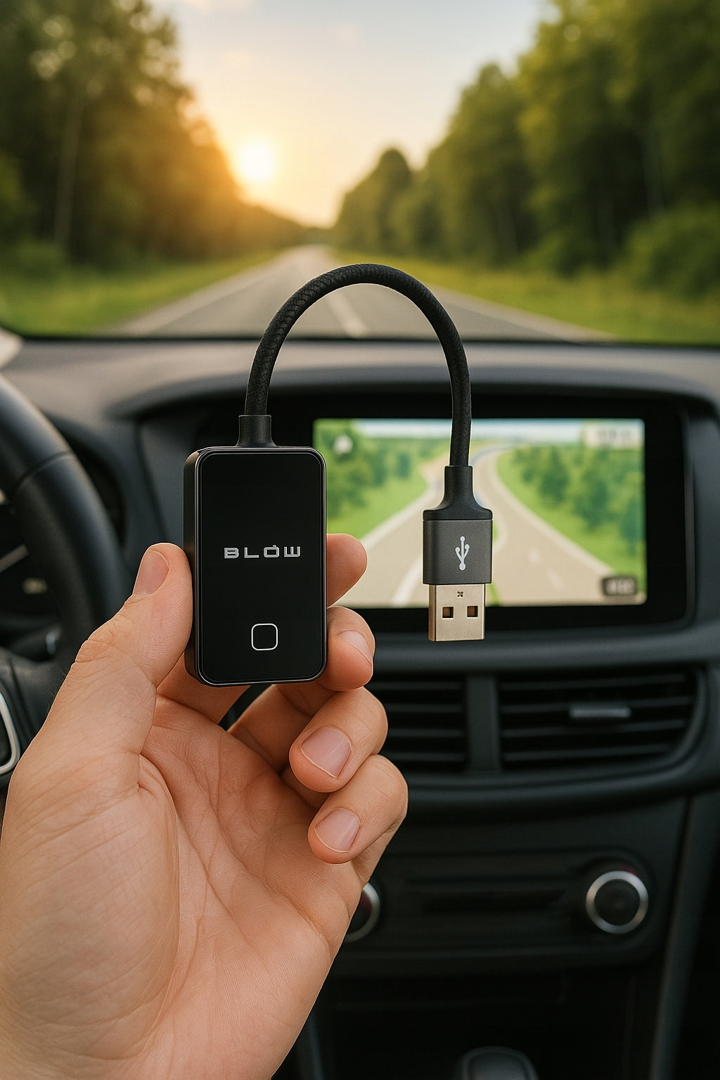 ADAPTER CARPLAY ANDROID AUTO WIRELESS WIFI BLUETOOTH ADAPTER USB C Manufacturer code 78-429#
