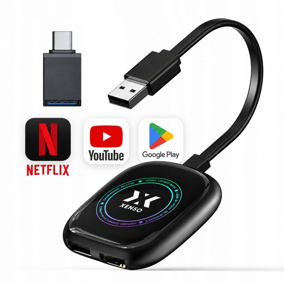 ADAPTER MODULE CarPlay Android Auto YouTube Netflix Wireless