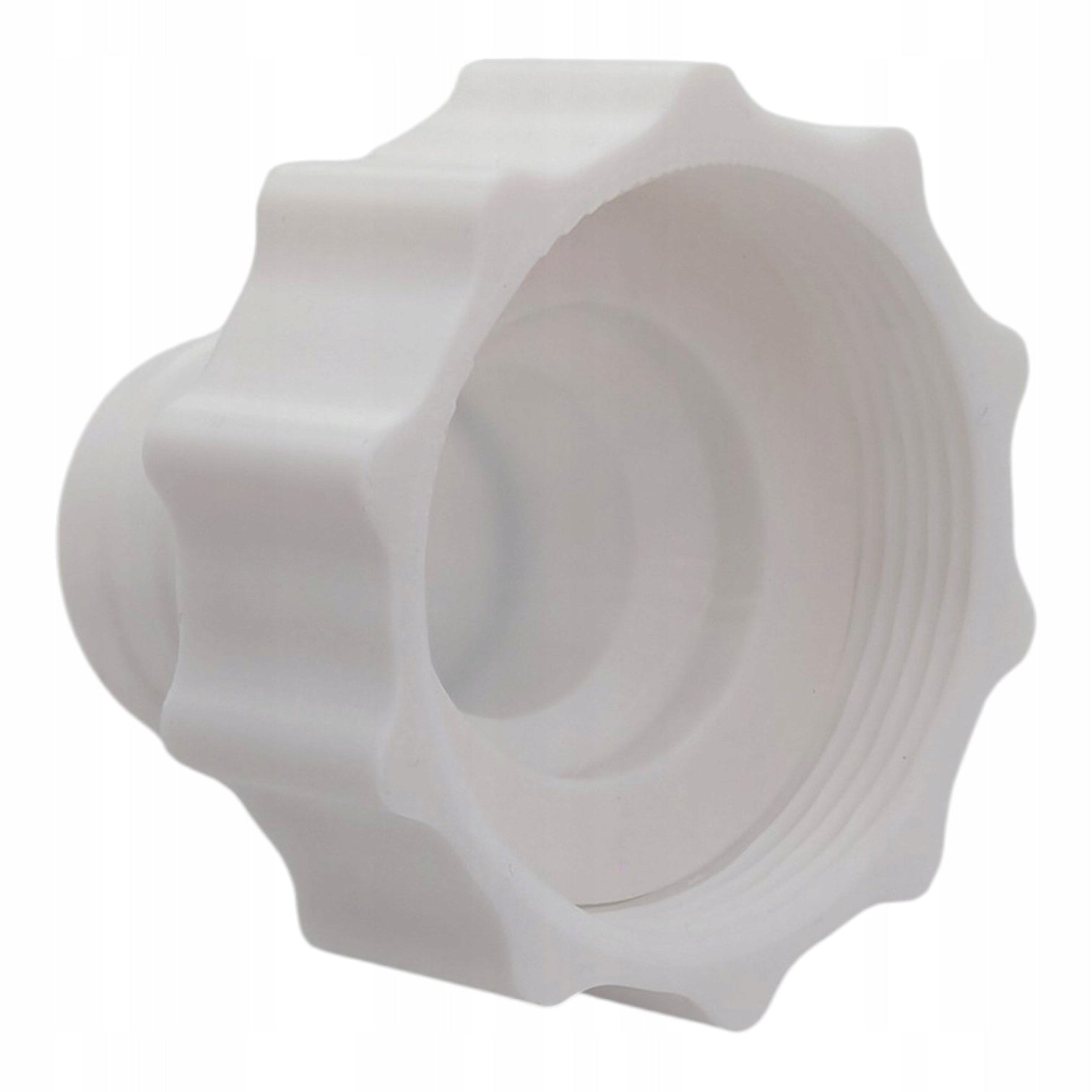 ADAPTER WITH GASKET Pool Pipe Reduction Fitting 38x38mm with Nut 60mm Manufacturer code Złączka do rur basenowych 38 z gwintem i 38mm