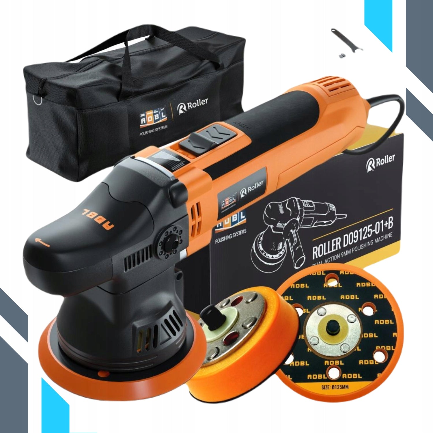 ADBL ROLLER D09125-01 DUAL ACTION POLISHING MACHINE + FREEBIE BAG!