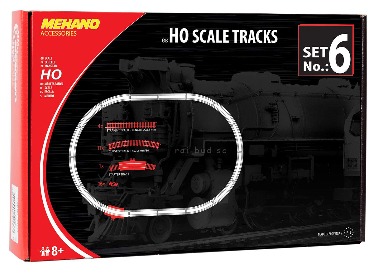 ADDITIONAL TRACKS 350CM LOOP FOR QUEUES HO 1:87 S6