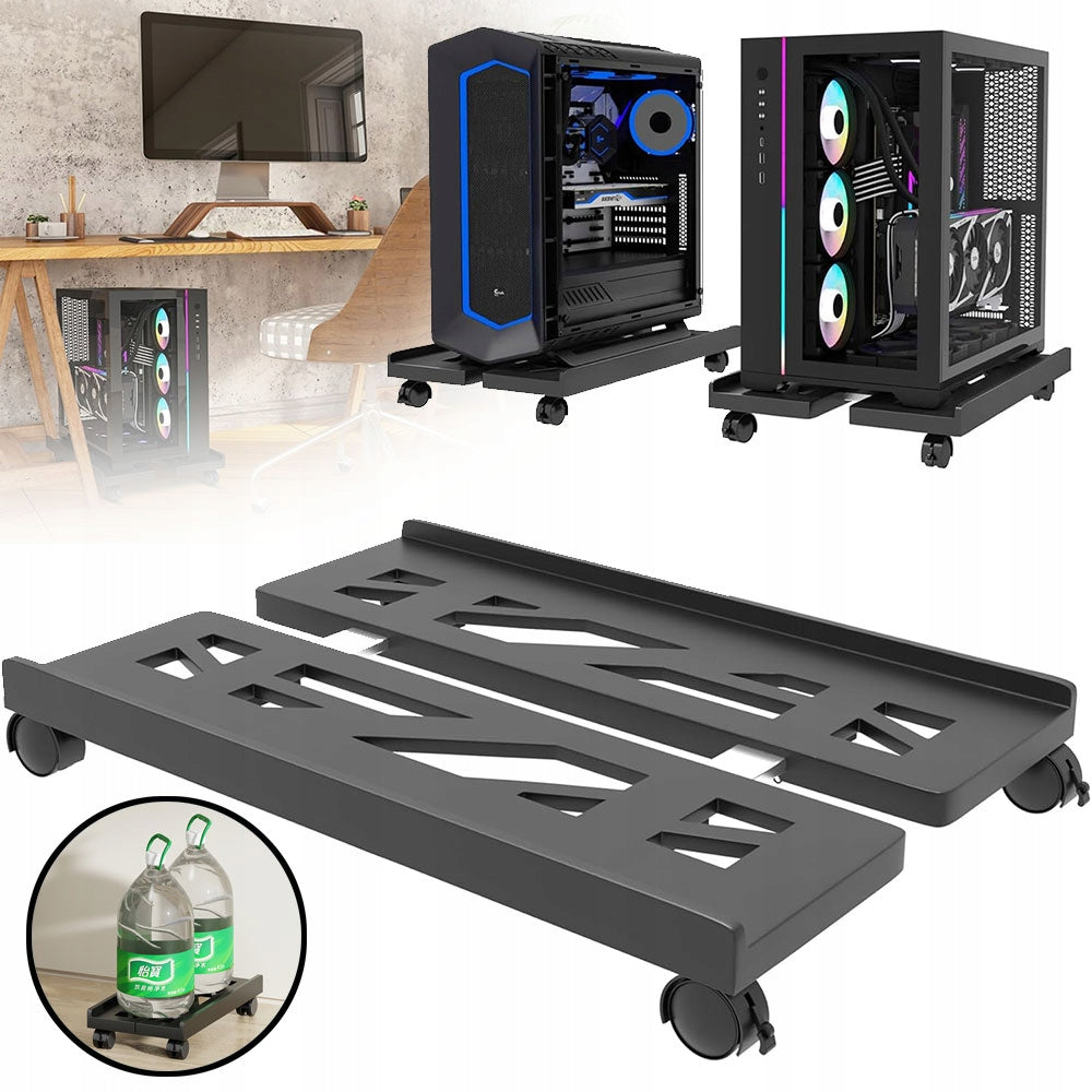 ADJUSTABLE DESK COMPUTER STAND UNIVERSAL PROCESSOR HOLDER