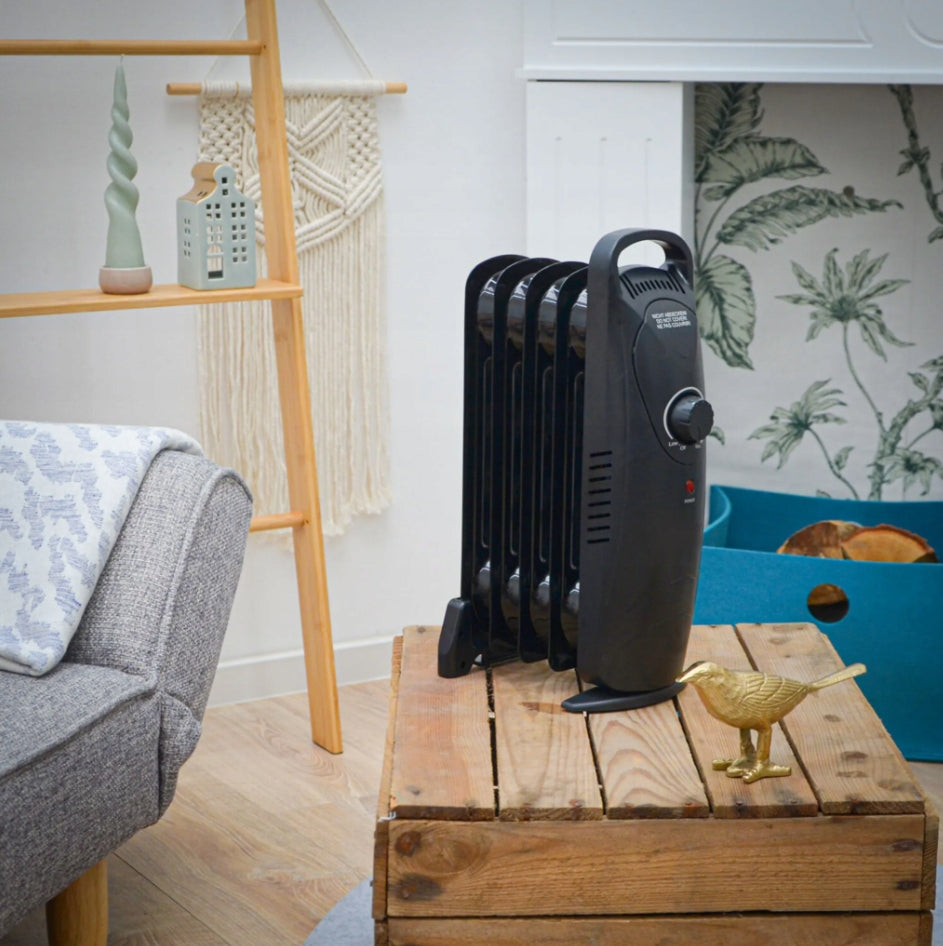 ADJUSTABLE ELECTRIC OIL HEATER CHEAP AND SAFE HEATING Manufacturer code Grzejnik 5 żeber elektryczne dogrzewanie