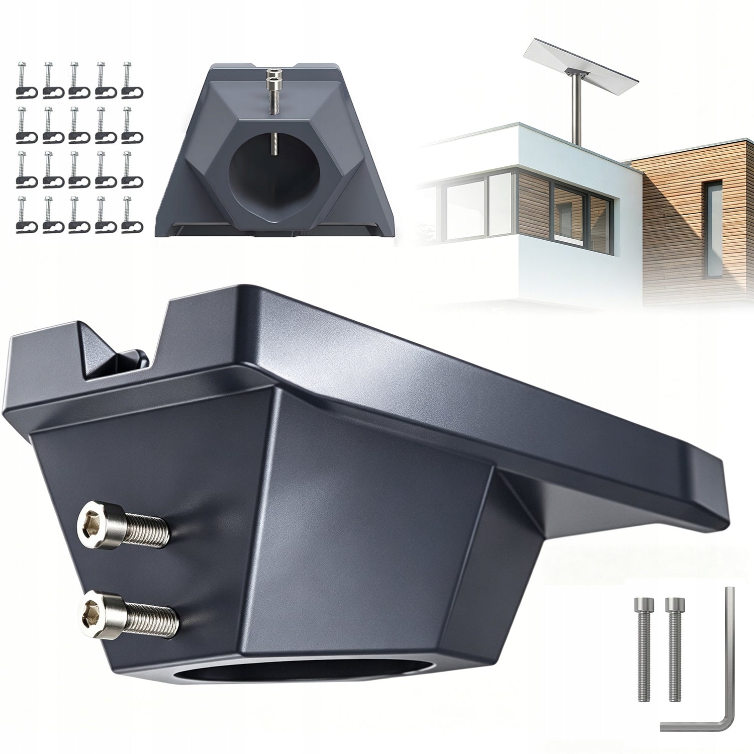 ADJUSTABLE MOUNTING FOR STARLINK V3/V4 ON THE WALL AND ROOF PRECISE SETTING