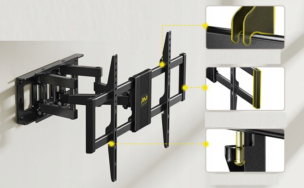 ADJUSTABLE TV MOUNT 37-75 TV VESA HANGER 200x100 to 600x400 APLF6 EAN (GTIN) 5906924323131