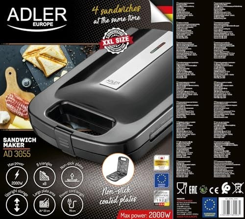 ADLER EUROPE 3055 SANDWICH TOASTER Brand no brand