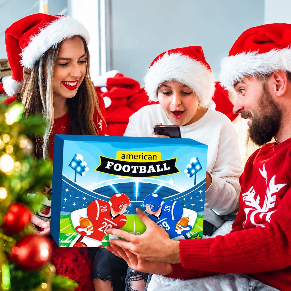 ADVENT CALENDAR 2026 FOOTBALL BASEBALL 24 DAYS COUNTDOWN TEENAGERS Brand no brand