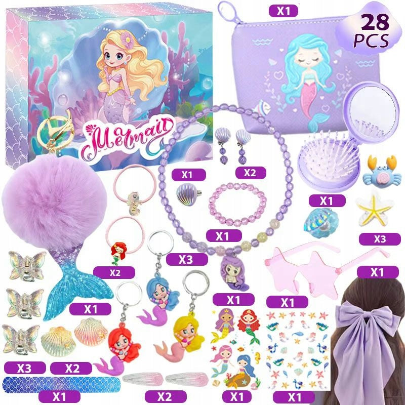 ADVENT CALENDAR 24 WINDOWS FOR LITTLE PRINCESS MERMAID WALLET