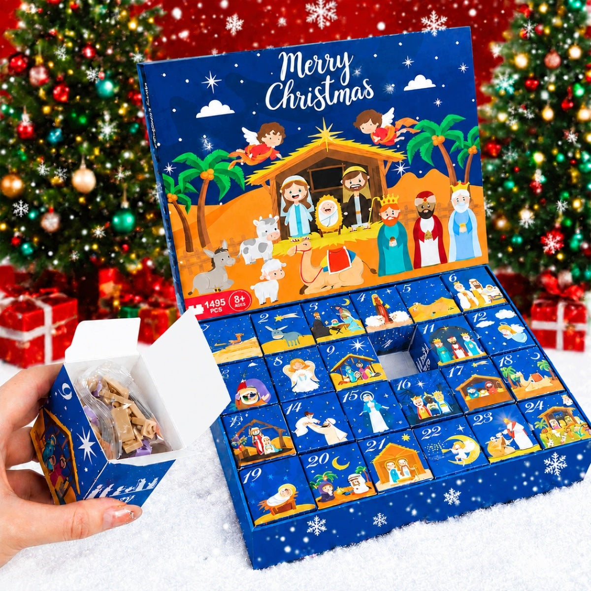 ADVENT CALENDAR BLOCKS FIGURINES NATIVITY SCENE Manufacturer code 4027293293618