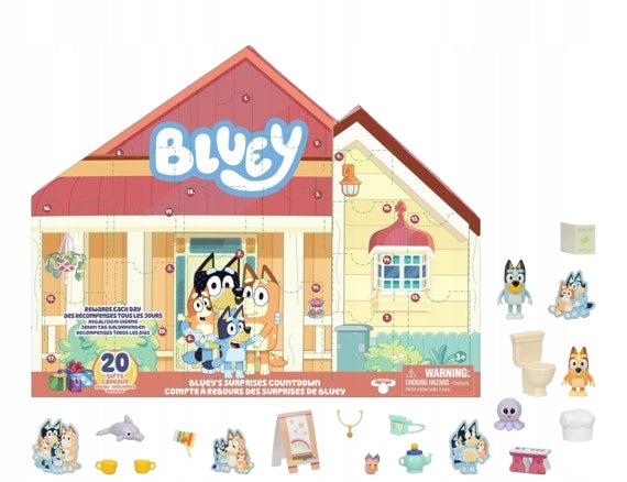 ADVENT CALENDAR BLUEY 20 WINDOWS Figurines