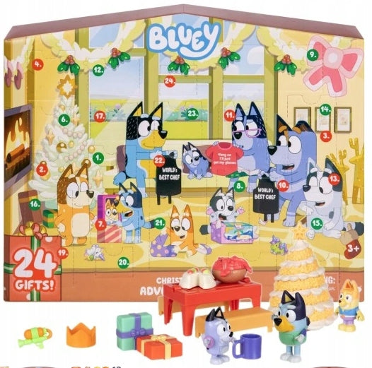 ADVENT CALENDAR BLUEY MOOSE 24 SURPRISES CHRISTMAS BLU17981