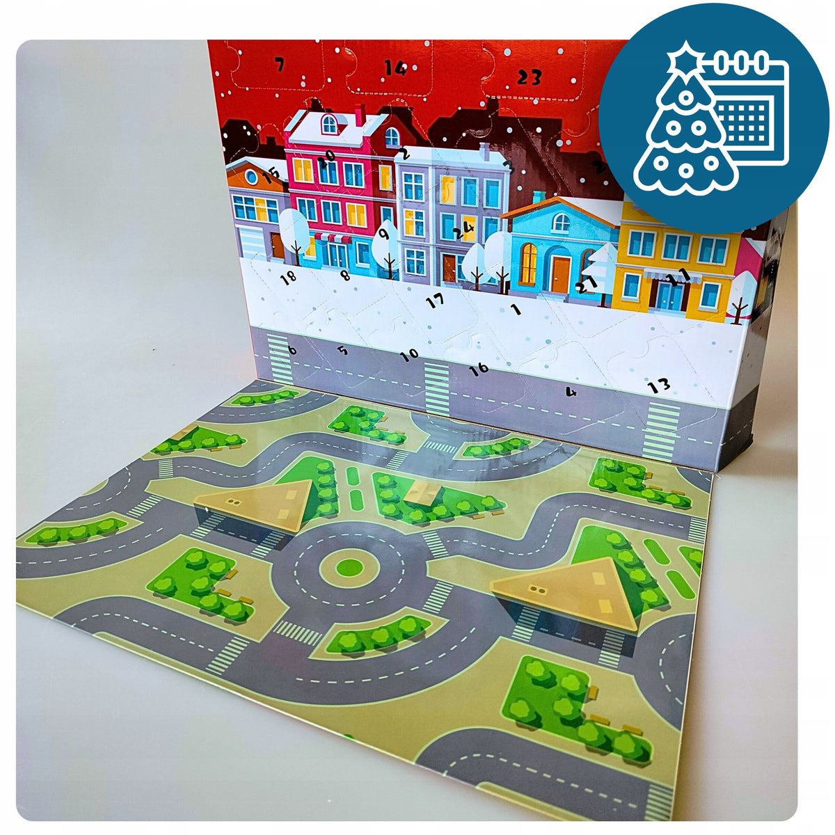 ADVENT CALENDAR Cars Children Boys Cars 24 el 2025 GIFT Cars Manufacturer code Kalendarz pojazdy samochodziki święta adwent