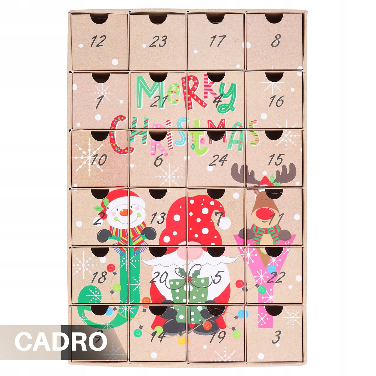 ADVENT CALENDAR DIY boxes to complete 24 candy drawers EAN (GTIN) 5903822950612