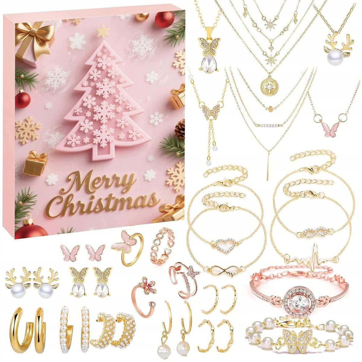 ADVENT CALENDAR FOR 2026 WITH JEWELRY FOR WOMEN, NECKLACES, 24 DAYS Manufacturer code 4059749254362