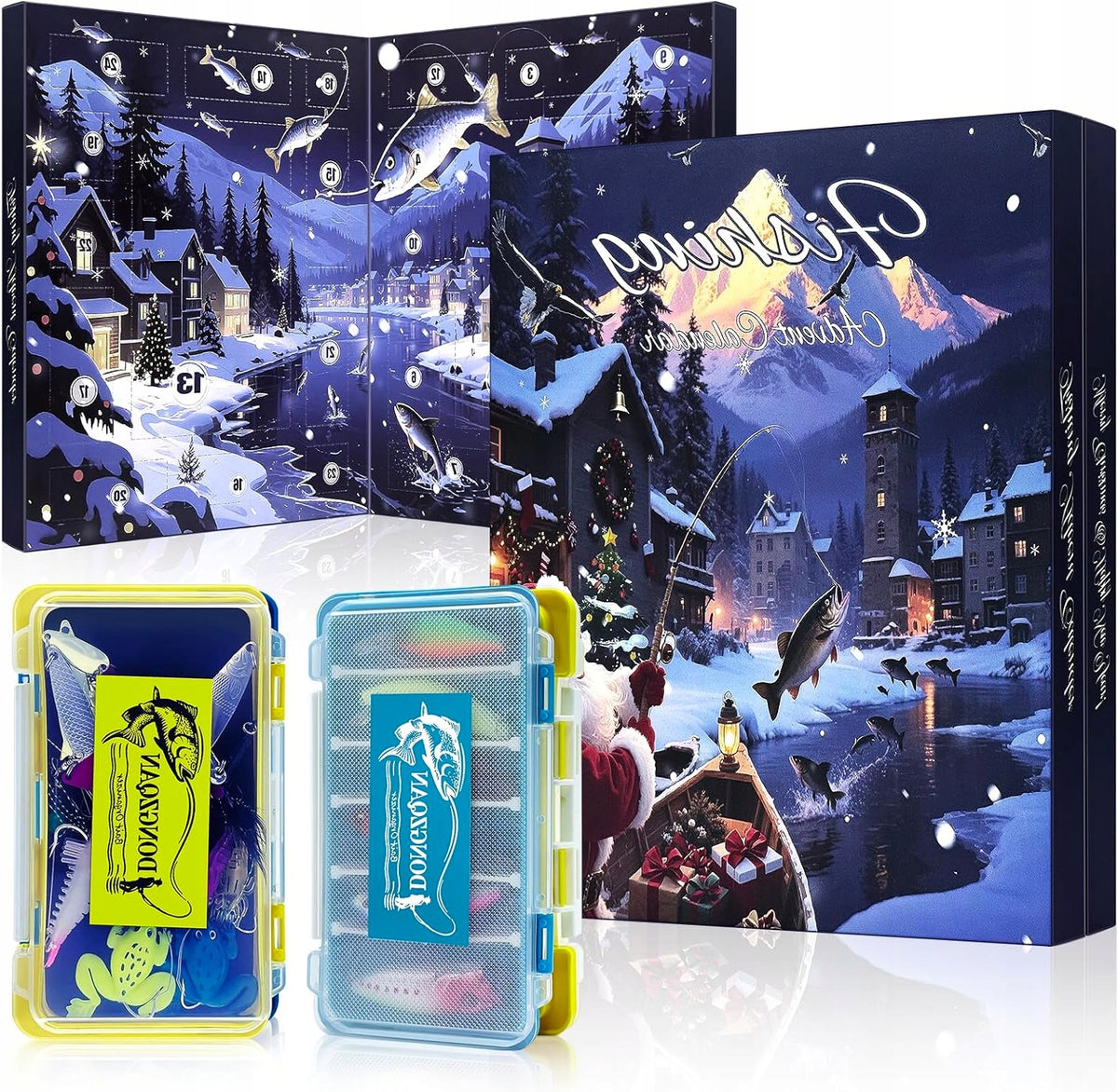 ADVENT CALENDAR FOR ANGLER 2025 SET OF LURES + 2 BOXES CALENDAR