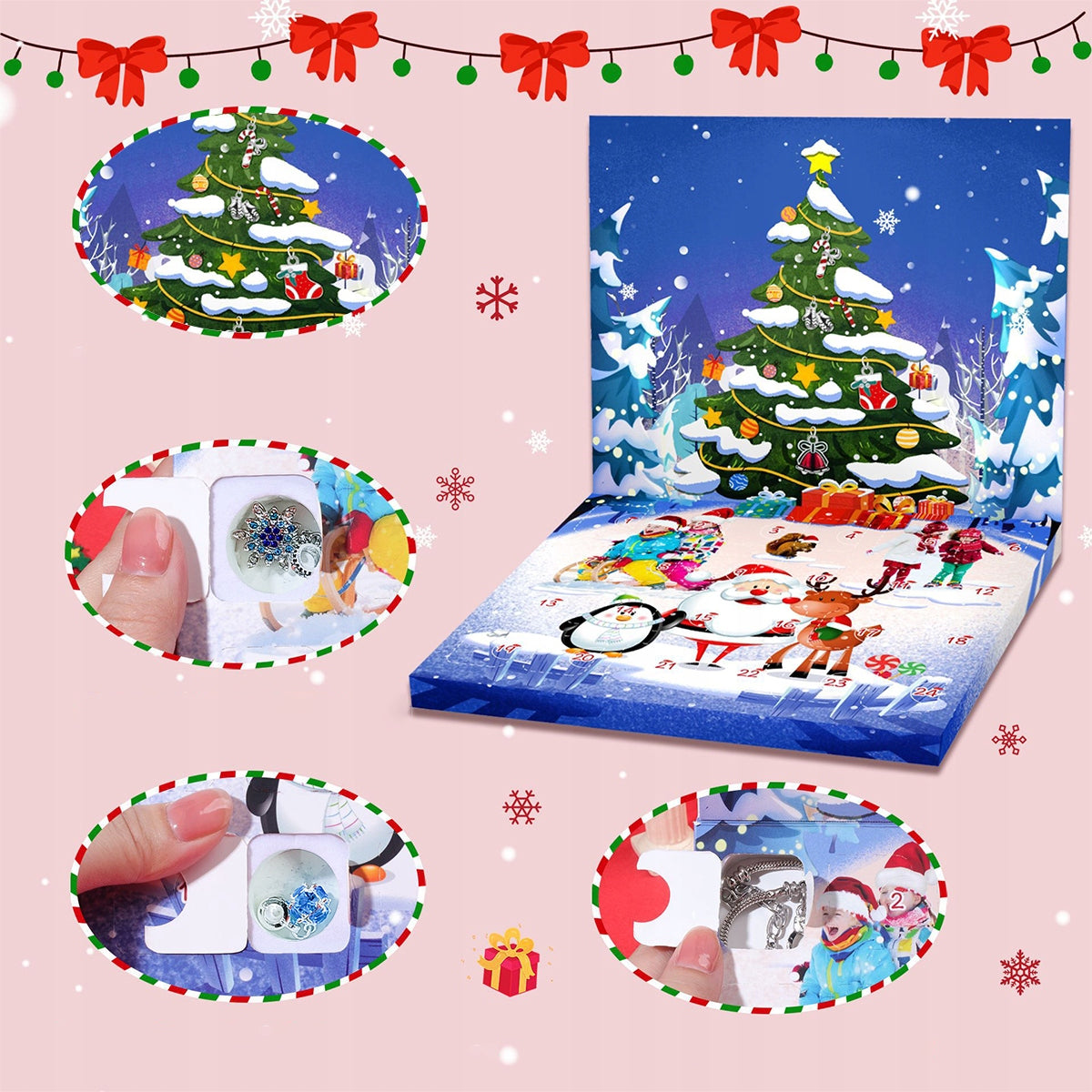 ADVENT CALENDAR FOR CHILDREN BRACELET JEWELRY CHARMS DIY GIFT 24 Manufacturer code 4048784579387