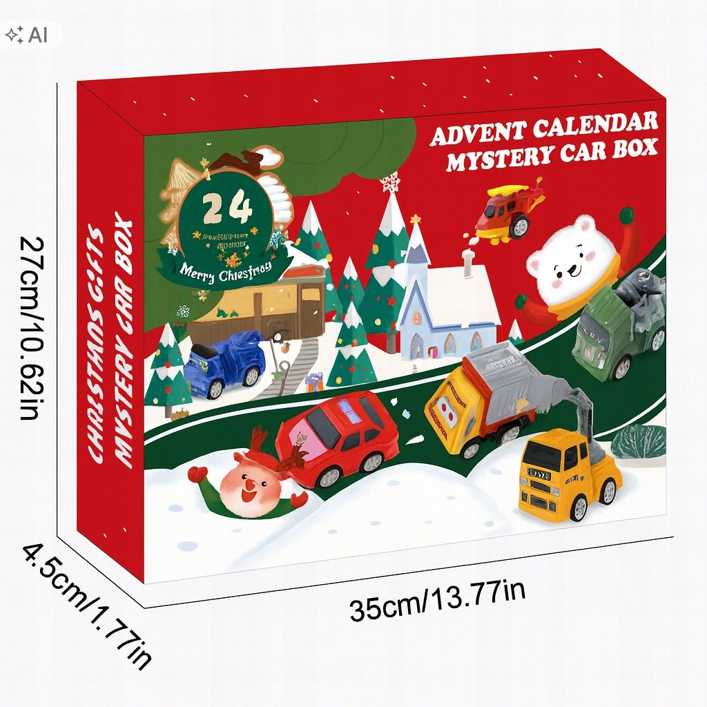 ADVENT CALENDAR FOR CHILDREN FOR CHRISTMAS ADVENT 24 CARS CAR Brand no brand