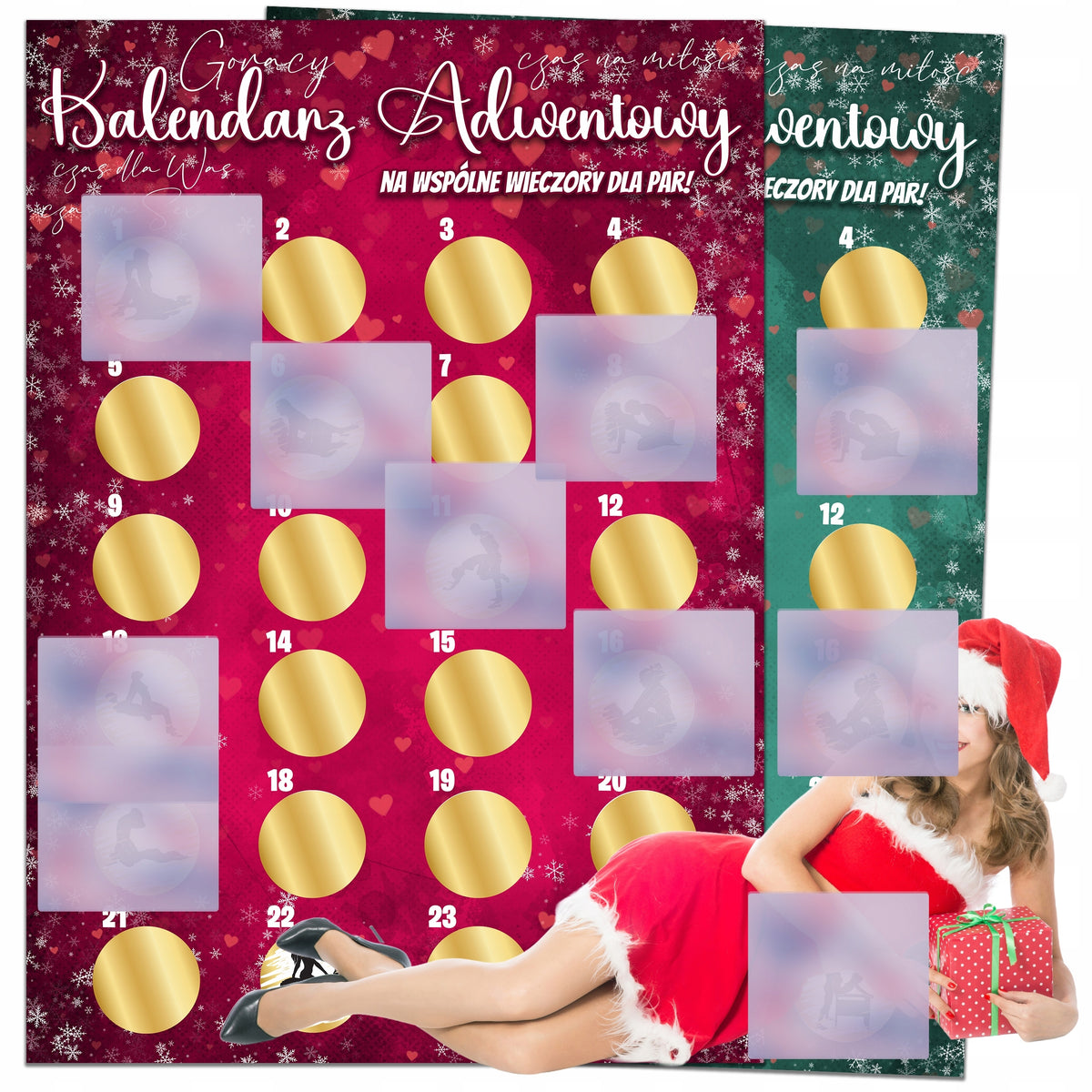 ADVENT CALENDAR FOR COUPLES - SENSUAL SENSATIONS - GREAT MASUTRA FUN